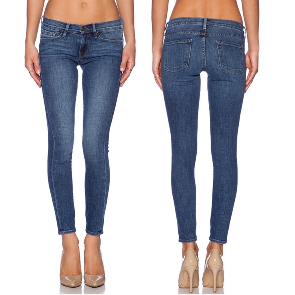 FRAME Le Skinny De Jeanne Jeans in Kingslane Wash Size 26